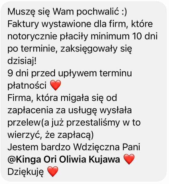Opinia uczestniczki